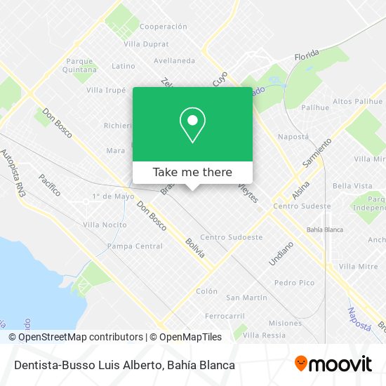Dentista-Busso Luis Alberto map