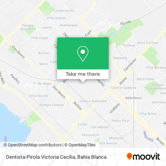 Mapa de Dentista-Pirola Victoria Cecilia