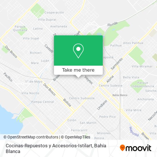 Mapa de Cocinas-Repuestos y Accesorios-Istilart