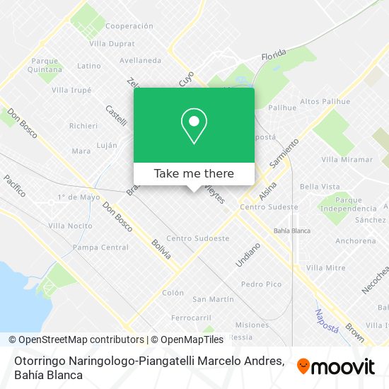 Otorringo Naringologo-Piangatelli Marcelo Andres map