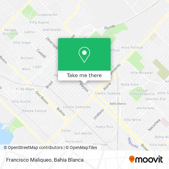 Mapa de Francisco Maliqueo