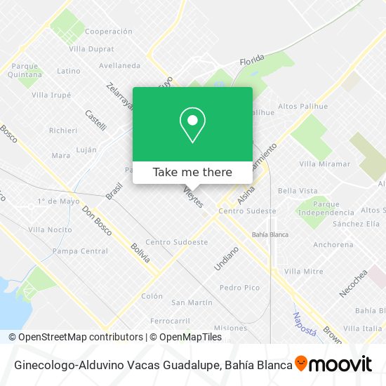 Ginecologo-Alduvino Vacas Guadalupe map