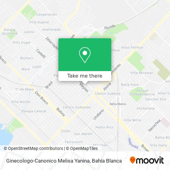 Ginecologo-Canonico Melisa Yanina map