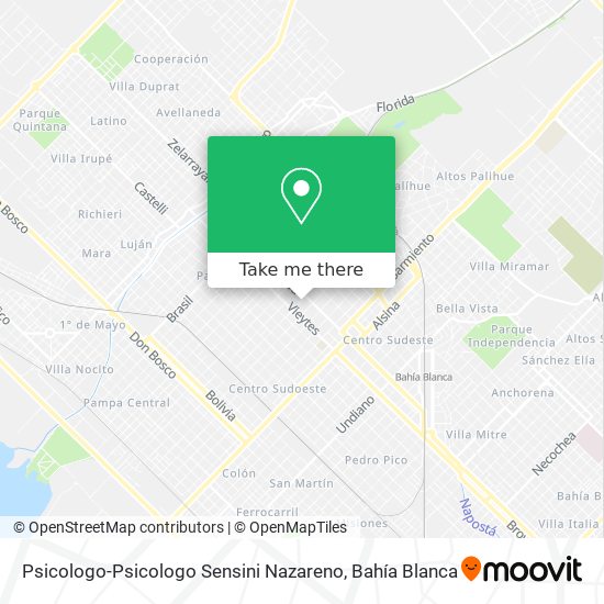 Psicologo-Psicologo Sensini Nazareno map