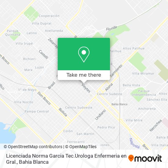 Licenciada Norma Garcia Tec.Urologa Enfermeria en Gral. map