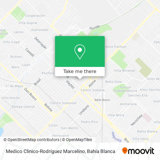 Mapa de Medico Clinico-Rodríguez Marcelino