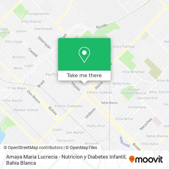 Amaya Maria Lucrecia - Nutricion y Diabetes Infantil map