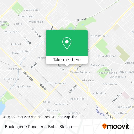 Mapa de Boulangerie-Panadería