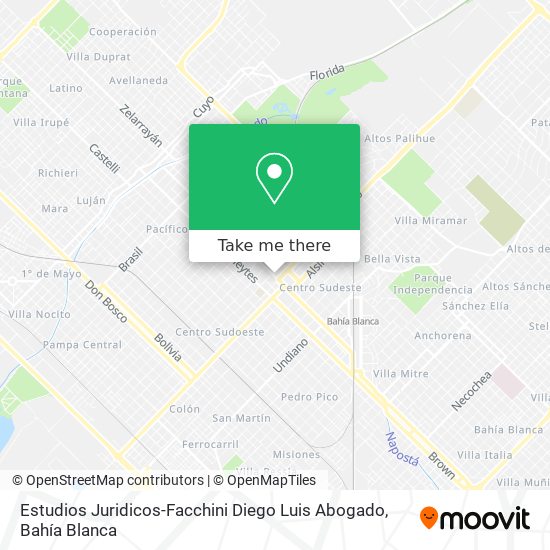 Estudios Juridicos-Facchini Diego Luis Abogado map