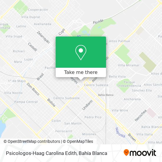 Psicologos-Haag Carolina Edith map
