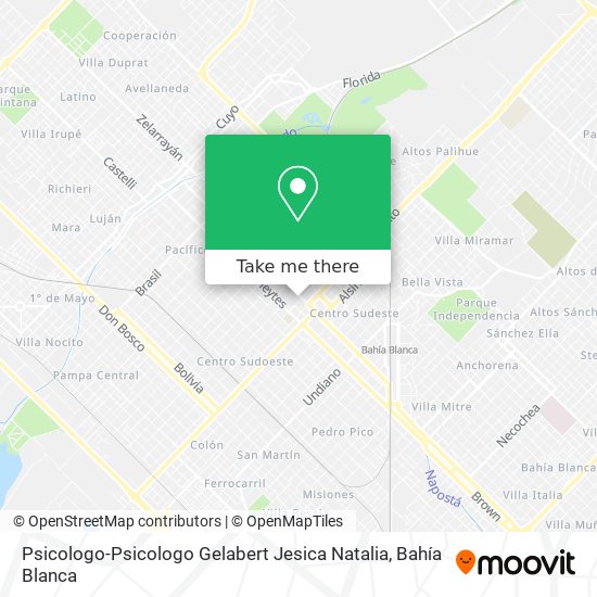 Psicologo-Psicologo Gelabert Jesica Natalia map