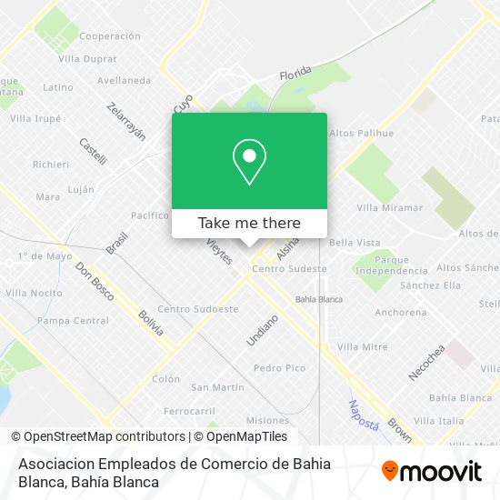 Asociacion Empleados de Comercio de Bahia Blanca map