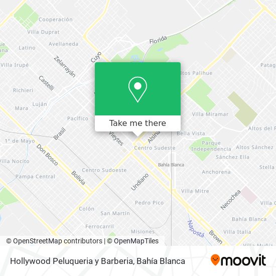 Hollywood Peluqueria y Barberia map