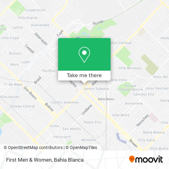 Mapa de First Men & Women