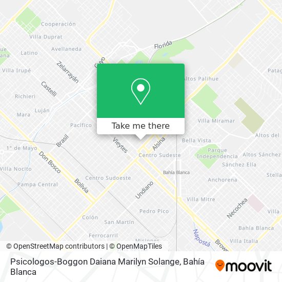 Psicologos-Boggon Daiana Marilyn Solange map