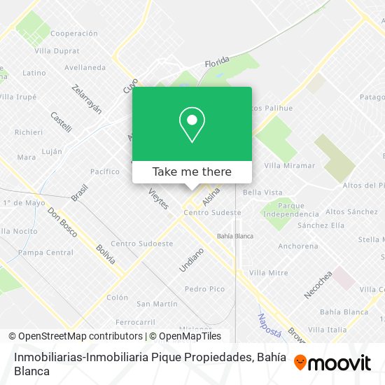 Inmobiliarias-Inmobiliaria Pique Propiedades map