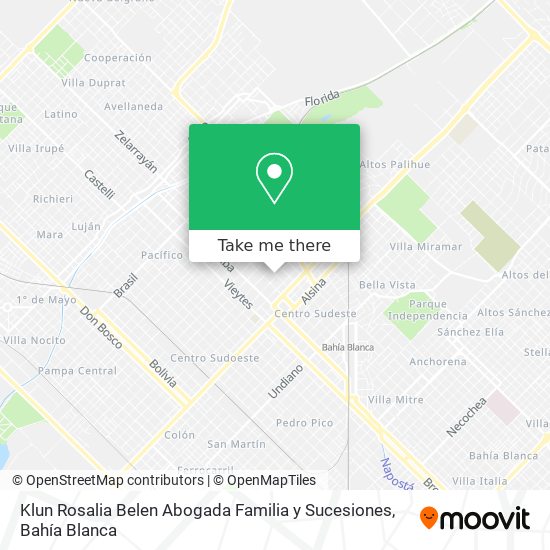 Klun Rosalia Belen Abogada Familia y Sucesiones map