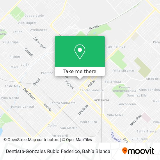 Dentista-Gonzales Rubio Federico map