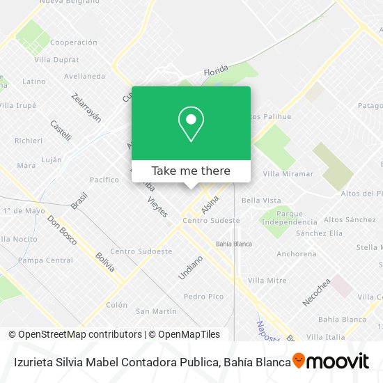Mapa de Izurieta Silvia Mabel Contadora Publica