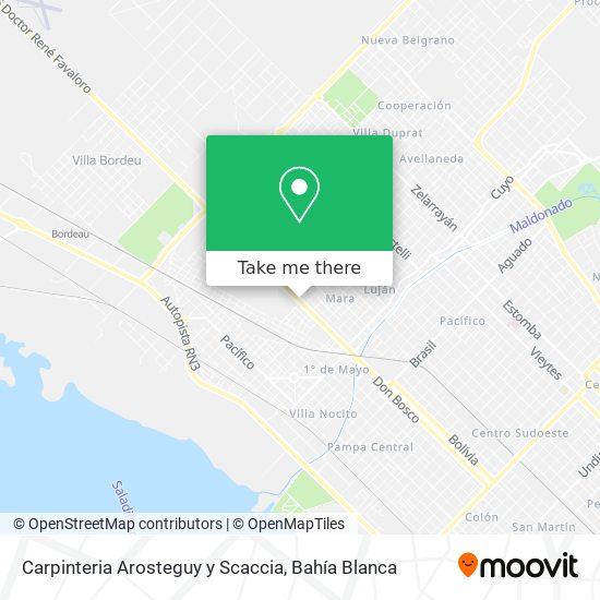 Mapa de Carpinteria Arosteguy y Scaccia