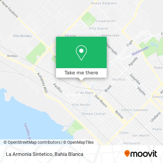 La Armonia Sintetico map