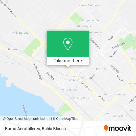 Barrio Aerotalleres map