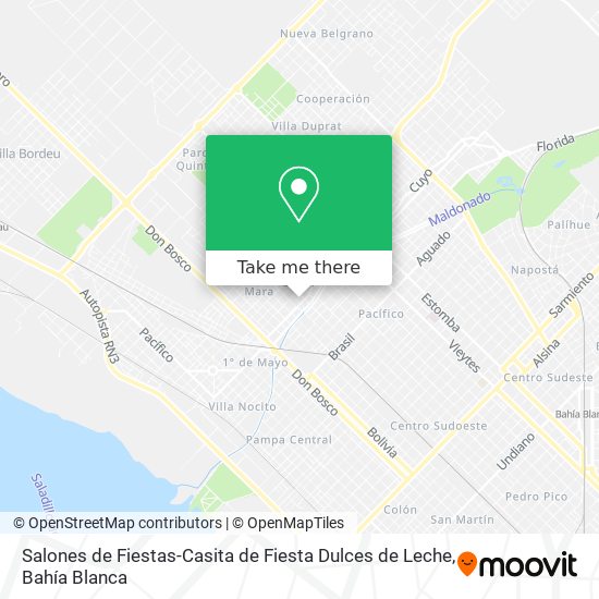 Salones de Fiestas-Casita de Fiesta Dulces de Leche map