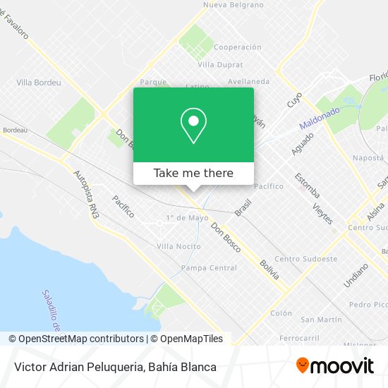 Victor Adrian Peluqueria map