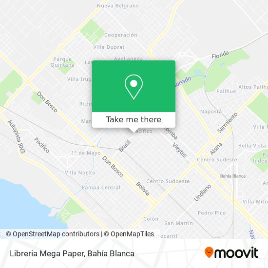Libreria Mega Paper map