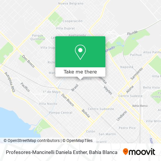 Profesores-Mancinelli Daniela Esther map
