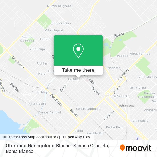 Otorringo Naringologo-Blacher Susana Graciela map