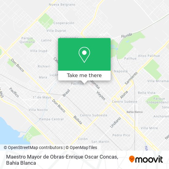 Maestro Mayor de Obras-Enrique Oscar Concas map