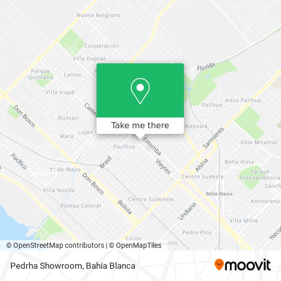 Mapa de Pedrha Showroom
