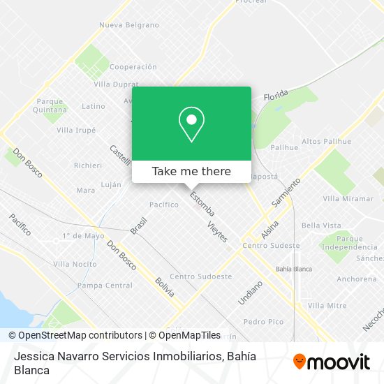 Jessica Navarro Servicios Inmobiliarios map