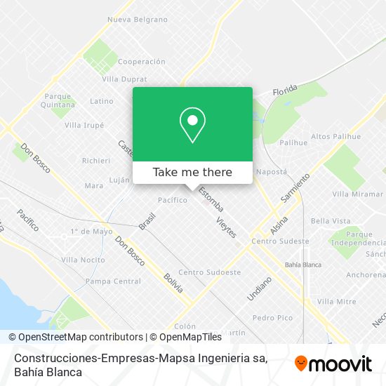 Construcciones-Empresas-Mapsa Ingenieria sa map