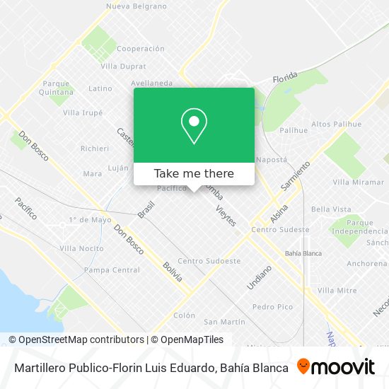Mapa de Martillero Publico-Florin Luis Eduardo
