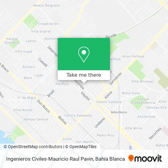 Mapa de Ingenieros Civiles-Mauricio Raul Pavin