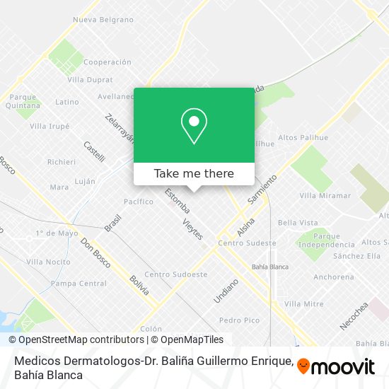 Mapa de Medicos Dermatologos-Dr. Baliña Guillermo Enrique