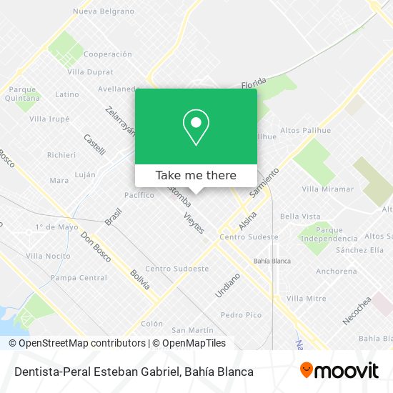 Dentista-Peral Esteban Gabriel map