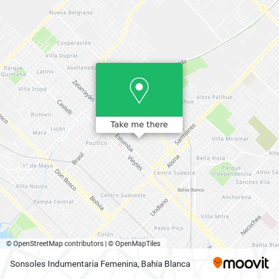 Sonsoles Indumentaria Femenina map