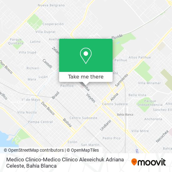 Medico Clinico-Medico Clinico Alexeichuk Adriana Celeste map
