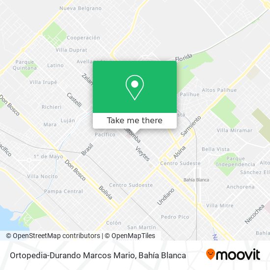 Ortopedia-Durando Marcos Mario map