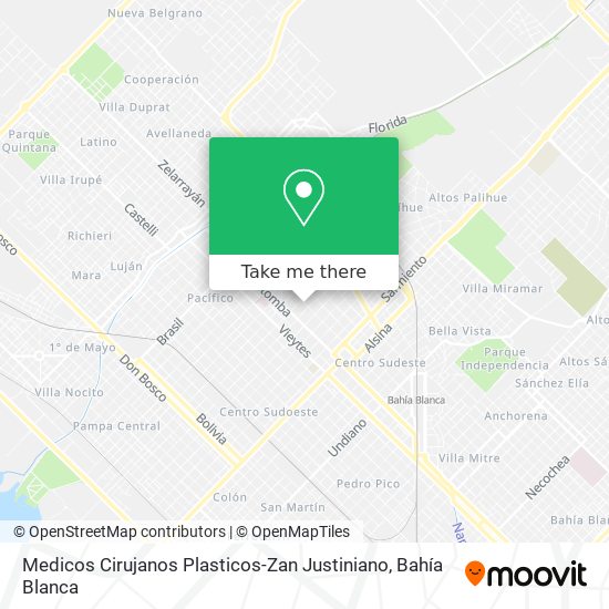 Mapa de Medicos Cirujanos Plasticos-Zan Justiniano