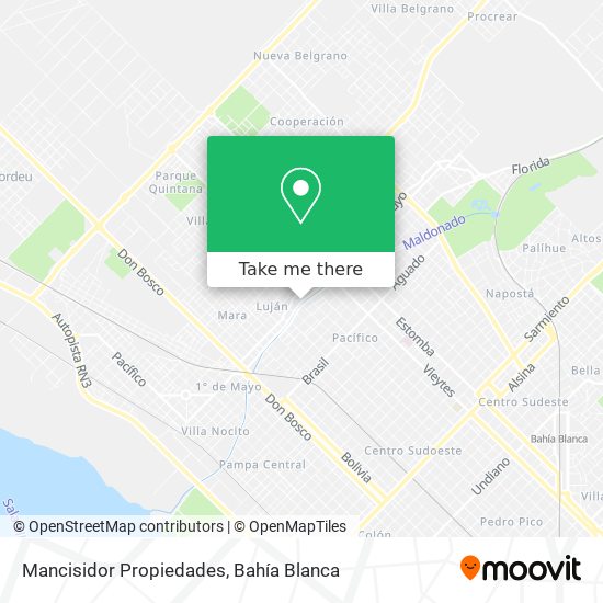 Mancisidor Propiedades map