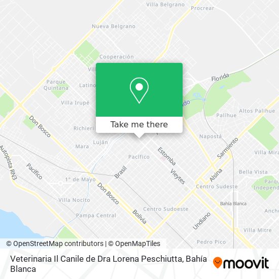 Veterinaria Il Canile de Dra Lorena Peschiutta map