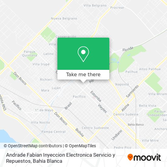 Andrade Fabian Inyeccion Electronica Servicio y Repuestos map