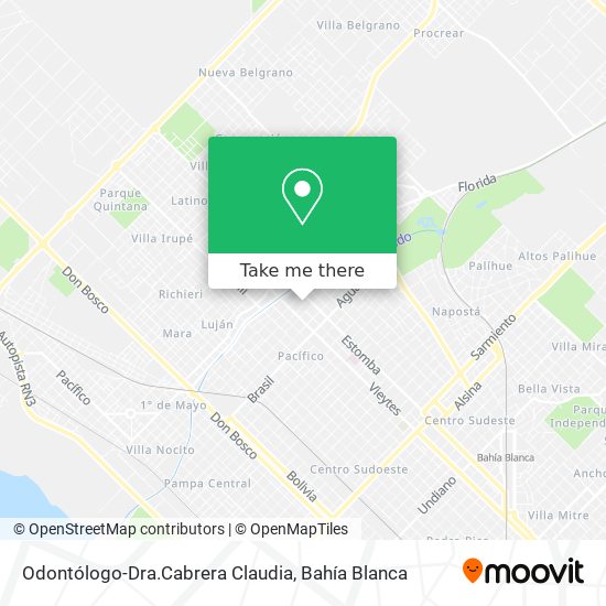 Mapa de Odontólogo-Dra.Cabrera Claudia