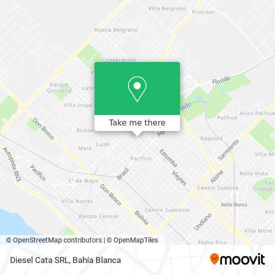 Mapa de Diesel Cata SRL