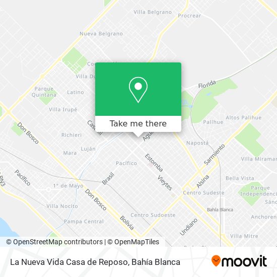 La Nueva Vida Casa de Reposo map