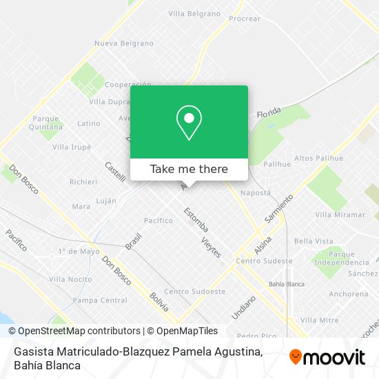 Gasista Matriculado-Blazquez Pamela Agustina map